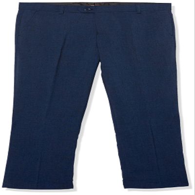 Boy's Slim Fit Solid Textured Pants