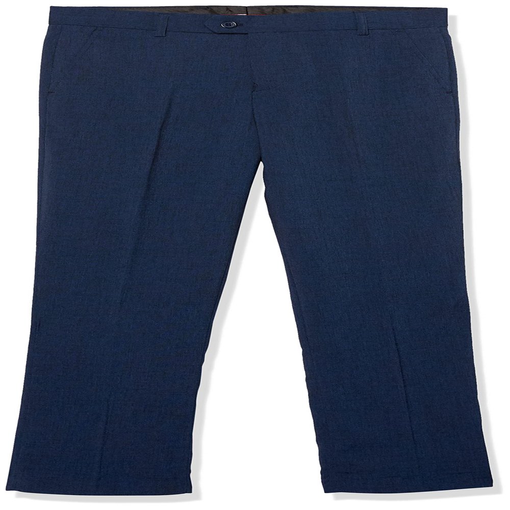 Boy's Slim Fit Solid Textured Pants