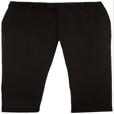 Boy's Slim Fit Solid Textured Pants