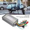 Electric Scooter Controller, 36V/48V 500W Universial Brushless Speed Motor Controller with 12 Tubes for Dual Mode Electric Scooter Accessory view 2