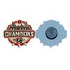 Heritage Pewter 2021-2022 National Champions Georgia Bulldogs Magnet - Spike Logo | Intricately Crafted Metal Pewter view 2