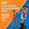 Junior Electronic Weighted Kickboxing Punch Bag with LED Lights and Sounds view 3
