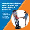 Junior Electronic Weighted Kickboxing Punch Bag with LED Lights and Sounds view 4
