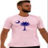 Go All Out 3X-Large Pink Adult South Carolina Flag Palmetto Moon Logo Carolinian T-Shirt view 2