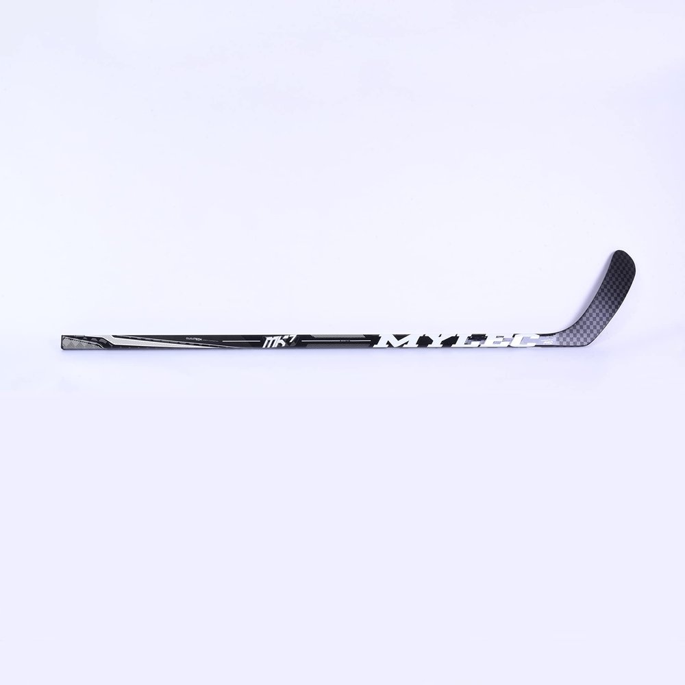 Mylec MK7 Composite Hockey Stick, Left Handed, with ABS Insert, Lighweight & Durable, Fine Grip, Standard-Curved, Senior Street Hockey Sticks, Mid Kick Point Stick (P92, 85 Flex, 460gm)