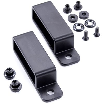 OWB Belt Loops for Holster Making - (P-Style) - Tactical Black - (Fits 1.75 inch Belts) - (w/SPUMA Mounting Hardware) - (2 Pack)