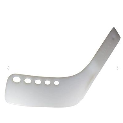 Mylec Hockey Stick Blade, Replacement Street Hockey Blade, Lightweight & Durable, High-Impact Fiberglass, Air-Flo Design, with 2 Screws, Secure Fit, for Most Wood Hockey Shaft (Right Handed, White)