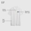 GAP Boys Logo Polo Shirt, Blue Galaxy, Large US view 2