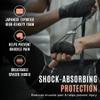 BOXRAW Knuckle Guards for Boxing- Left & Right Pads with Japanese Foam - Hand Guard for Protection - Includes Wash Bag, Black, M view 2