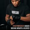BOXRAW Knuckle Guards for Boxing- Left & Right Pads with Japanese Foam - Hand Guard for Protection - Includes Wash Bag, Black, M view 3