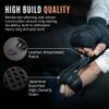 BOXRAW Knuckle Guards for Boxing- Left & Right Pads with Japanese Foam - Hand Guard for Protection - Includes Wash Bag, Black, M view 4