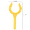 Astibym Marine Oar Lock Socket 2pcs, Yellow Rubber Fishing Rod Bracket, Dinghy Accessories for Kayak raft Row Boat, Boating Gear view 4