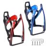 Bike Water Bottle Cage, Durable Ultralight Plastic Water Drink Holder Rack, Lightweight PC Water Bottle Holder for Bicycle, Cycling Bottle Holder Cages for MTB, Road Bike, Mountain Bikes (B) view 1