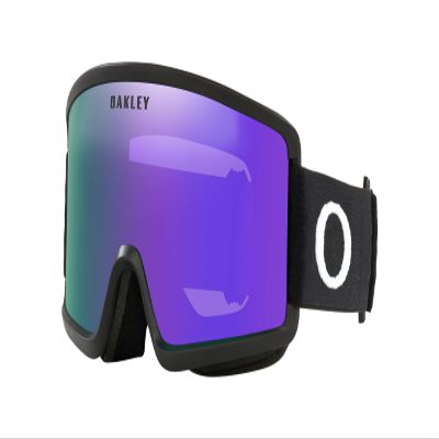 Oakley Target Line Matte Black with Violet Iridium, Small