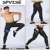SPVISE Compression Pants Mens Leggings Sports Tights Athletic Bottoms Pant with Pockets Cold Weather Base Layer Workout Gear view 4