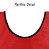 SHIJIXING 12 Pack Scrimmage Training Vest, Sports Pinnies, Practice Jerseys for Adult Youth (X-Large, Red) view 3