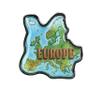 Collectible Novelty Pin for Backpack, Scarf - Made From Jeweler Class Metal - Spartan and the Green Egg Explorer Pin Series: Europe (725) view 1