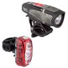 NiteRider Lumina Pro 1300 + Omega 330 EVO Bike Light Set NiteLink Wireless Connect USB-C Rechargeable Bicycle LED Front and Rear Combo IP64 Waterproof Mountain Road Commuting Cycling Safety Flash view 1