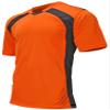 Epic Adult Madrid V-Neck Orange/Black Soccer Jersey 2XL view 1