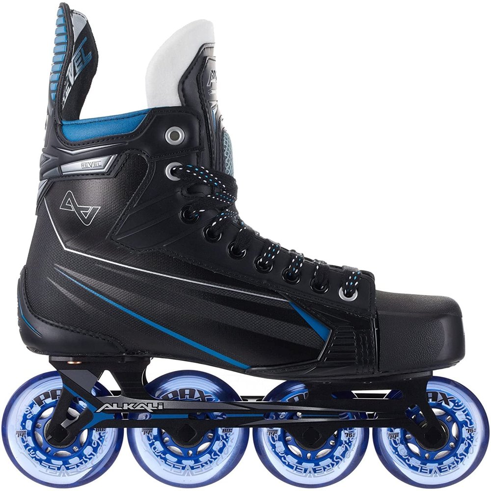 Alkali Revel 4 Senior Adult Inline Roller Hockey Skates (Skate Size 8 (Shoe 9-9.5))