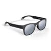 ROSHAMBO Unbreakable Baby Sunglasses with Strap BPA-free  Girls Boys 0-24 months Infants  Polarized Lens, Assembled in USA, Bueller with Mirrored Chrome Lens view 1