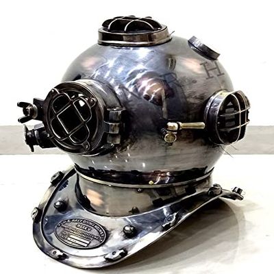 Antique Diving Helmet Deep Sea US Navy Mark V Diving Scuba Divers 18"