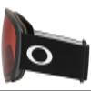 Oakley Flight Path Large Matte Black w Prizm Garnet Snow Goggle view 2