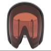 Oakley Flight Path Large Matte Black w Prizm Garnet Snow Goggle view 3