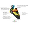 SCARPA Kids' Drago Rock Climbing Shoes for Gym Climbing and Bouldering - Yellow - 1 view 2
