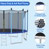 Goplus Trampoline 8FT 10FT 12FT 14FT 15FT 16FT, ASTM Approved Weatherproof Outdoor Recreational Trampolines Bounce W/Enclosure Net, Ladder for Backyard Kids Adults(Internal-Net-16FT) view 3