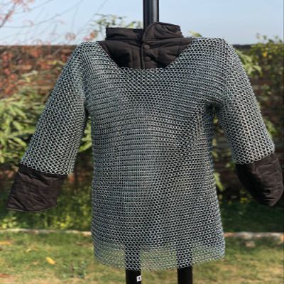 Medieval Knight Collectible Roman Armor Halloween Costume (Chainmail Shirt)