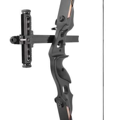 AMEYXGS 9 Inch Archery Recurve Bow Sight Accessories T Shape Target Sight Archery Shooting Adjustable Bowsight with Single Pin Sight for Target Practice
