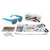 ROSHAMBO Unbreakable Baby Sunglasses with Strap BPA-free  Girls Boys 0-24 months Infants  Polarized Lens, Assembled in USA, Zack Morris (Blue) view 2