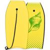 GYMAX Body Boards for Beach, 33"/37"/41" Body Board with EPS Foam Core, Crescent Tail, Dual Channel & Wrist Leash, Lightweight Bodyboard for Kids, Youth, Adults view 1