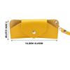 Healifty Sunglasses Case Unisex Eyeglasses Storage Case Eyewear Holder with Metal Hanging Hook Yellow view 4