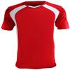 Epic Adult Madrid V-Neck Red/White Soccer Jersey 2XL view 2