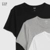 GAP Mens Classic T-Shirt (3-Pack) T Shirt, Multi, Small US view 3