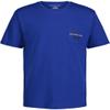 Calvin Klein Boys' Short Sleeve Pocket Logo Crew Neck T-Shirt, Soft, Comfortable, Relaxed Fit, Surf Web, 18-20 view 1