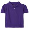 The Children's Place boys Short Sleeve Pique Polo Shirt, Regal Violet, Medium US view 1
