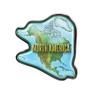 Collectible Novelty Pin for Backpack, Scarf - Made From Jeweler Class Metal - Spartan and the Green Egg Explorer Pin Series: North America (726) view 1
