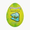 Collectible Novelty Pin for Backpack, Scarf - Made From Jeweler Class Metal - Spartan and the Green Egg Explorer Pin Series: North America (726) view 3