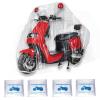 Disposable Clear Plastic Bike Cover One to Many Bikes - Waterproof Dust Cover for Mountain, Electric, Road Bikes & Travel, Gym Equipment Indoor & Outdoor view 1