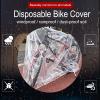 Disposable Clear Plastic Bike Cover One to Many Bikes - Waterproof Dust Cover for Mountain, Electric, Road Bikes & Travel, Gym Equipment Indoor & Outdoor view 2