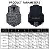 Barry.Wang Red Black Green Mens Steampunk Vest Lapel Collar Silk Paisley Victorian Gothic Waistcoat Formal/Leisure Party view 2