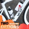 Bike Water Bottle Cage, Durable Ultralight Plastic Water Drink Holder Rack, Lightweight PC Water Bottle Holder for Bicycle, Cycling Bottle Holder Cages for MTB, Road Bike, Mountain Bikes view 4