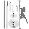 INTSUPERMAI Pro Dance Pole for Home, 45MM Spinning Dancing Pole with Base, Height Adjustable 91''-108'', Dance Pole Apartment Friendly, for Home/Club/Bar/Gym Exercise view 1