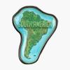 Collectible Novelty Pin for Backpack, Scarf - Made From Jeweler Class Metal - Spartan and the Green Egg Explorer Pin Series: South America (727) view 1