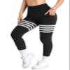 A AGROSTE Women's Seamless Scrunch Butt Lifting Leggings with Pockets High Waisted Booty Yoga Pants Workout Gym Leggings view 2