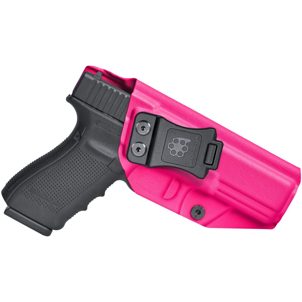 Amberide Glock 20/21 / 22 IWB Holster, Kydex-Boltaron Inside Waistband Holster for Glock 20 (10mm), Glock 21 (.45 ACP) & Glock 22 (.40 S&W) Pistols, Gen 35, Secure Retention, 030 Adjustable Cant