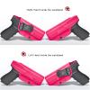 Amberide Glock 20/21 / 22 IWB Holster, Kydex-Boltaron Inside Waistband Holster for Glock 20 (10mm), Glock 21 (.45 ACP) & Glock 22 (.40 S&W) Pistols, Gen 35, Secure Retention, 030 Adjustable Cant view 2
